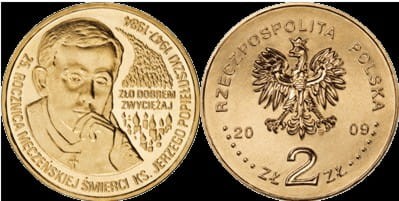 2 zł Jerzy Popiełuszko 2009