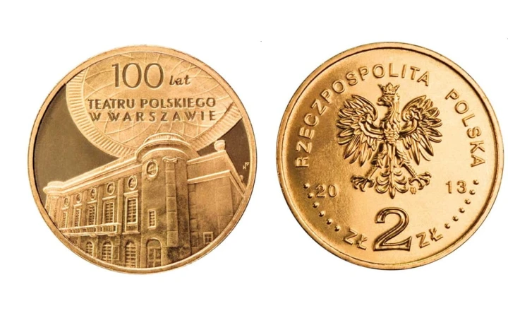 2 zł 100 lat Teatru Polskiego 2013