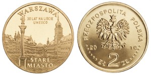 2 zł Warszawa Stare Miasto 2010