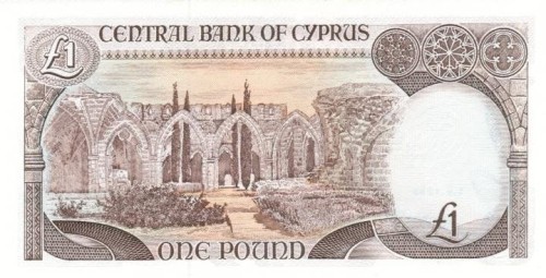 Cypr 1 funt Mozaika 1995 P-53d