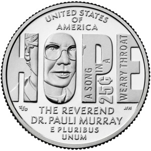 USA 25 c American Women Reverend Dr. Pauli Murray 2024 nr11