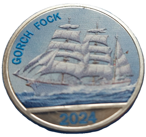 Vanuatu Ambrim 10 florenów Żaglowiec Gorsch fock 2024