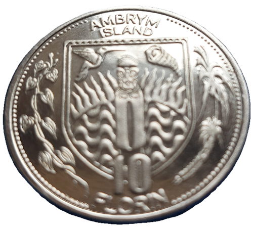 Vanuatu Ambrim 10 florenów Żaglowiec Gorsch fock 2024