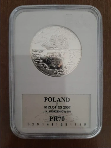 10 zł Konrad Korzeniowski 2007 PR70