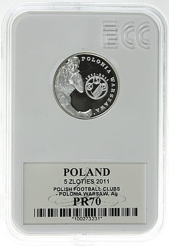5 zł Polonia Warszawa 2011 PR70