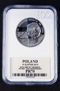 10 zł 95. rocznica urodzin ks. Jana Twardowskiego 2010 (1)