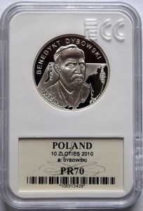 10 zł Benedykt Dybowski 2010 (1)