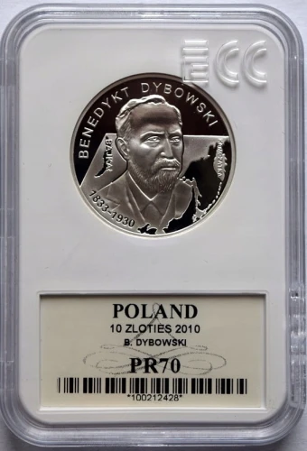 10 zł Benedykt Dybowski 2010 PR70