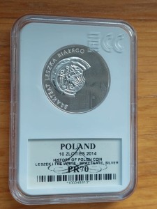 10 zł Historia Monety Polskiej – – brakteat Leszka Białego 2014 (1)