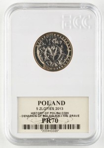 5 zł Historia Monety Polskiej – denar Bolesława Chrobrego 2013 (1)