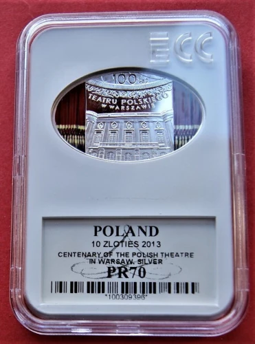 10 zł 100 lat Teatru Polskiego w Warszawie 2013 PR70