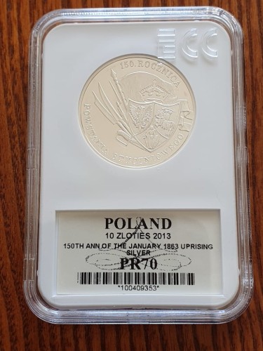 10 zł 150. rocznica Powstania Styczniowego 2013 PR70
