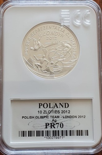 10 zł Polska Reprezentacja Olimpijska Londyn 2012 PR70