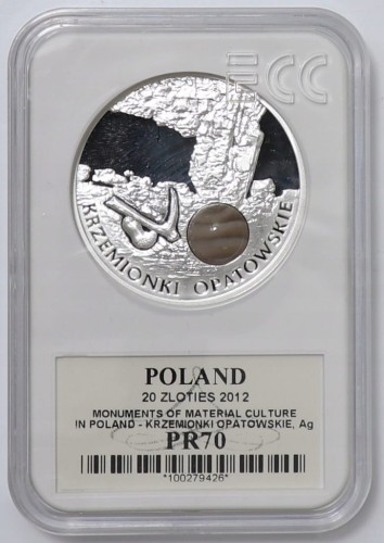 20 zł Krzemionki opatowskie + krzemień pasiasty 2012 PR70