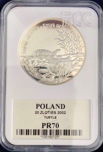 20 zł Żółw błotny 2002 PR 69 (1)