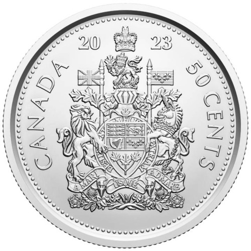 Kanada 50 c Karol III 2023