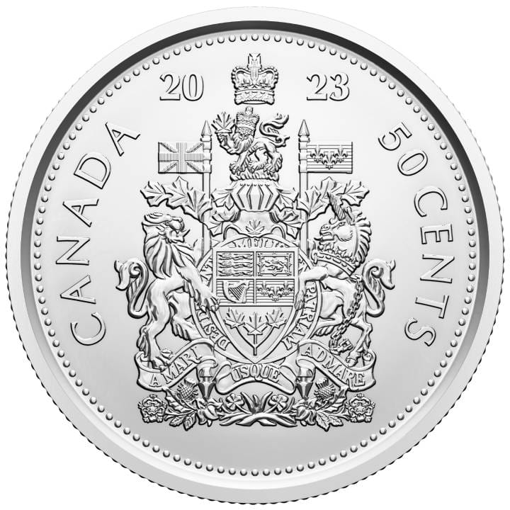 Kanada 50 c Karol III 2023