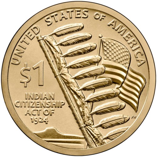 USA 1$ Rdzenni amerykanie  Indian Citizenship Act 2024