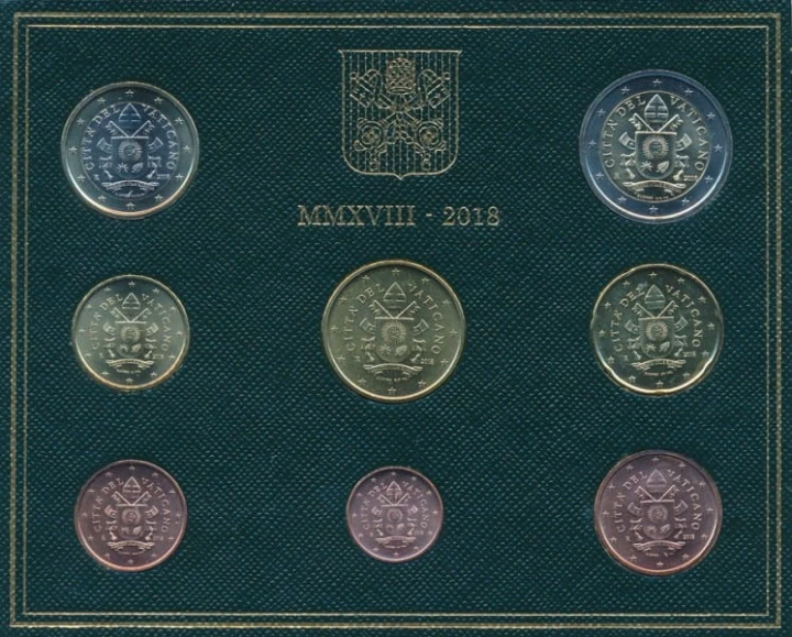 KMS WATYKAN zestaw menniczy x 8 Insygnia 2018