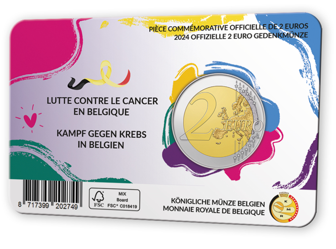 2 euro Belgia Walka z rakiem 2024