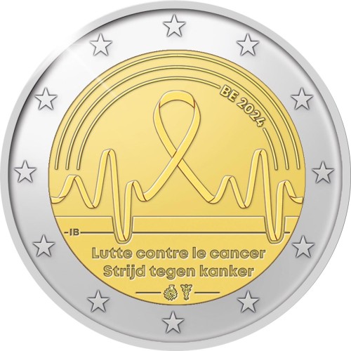 2 euro Belgia Walka z rakiem 2024
