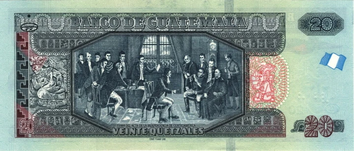 Gwatemala 20 Quetzal Federacja 2020 P-124i