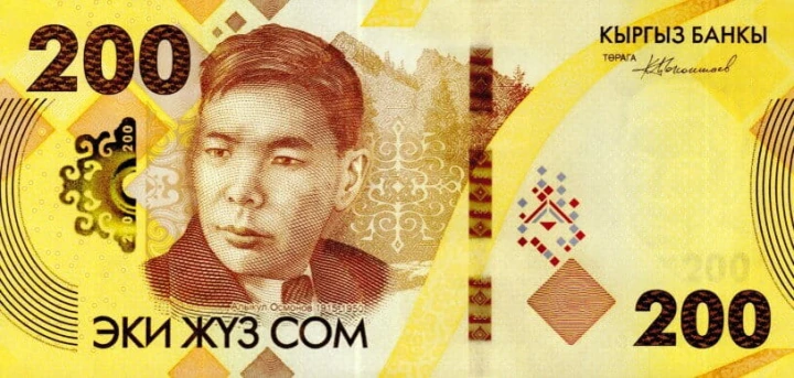 Kirgistan 200 som Alykul Osmonov 2023 P-37a