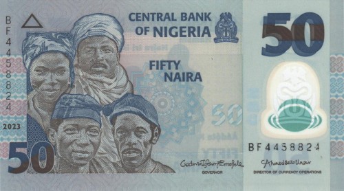 Nigeria 50 naira Rybołówstwo 2023 P-40m