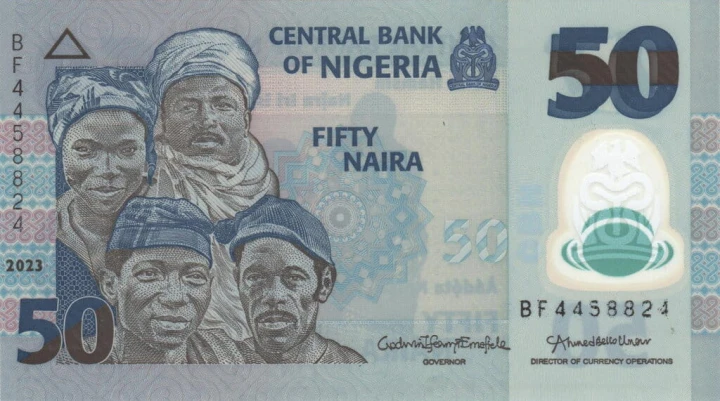 Nigeria 50 naira Rybołówstwo 2023 P-40m