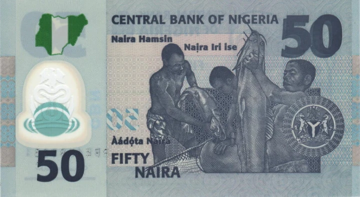 Nigeria 50 naira Rybołówstwo 2023 P-40m