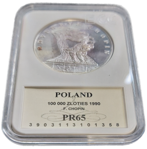 100000 zł Chopin Fryderyk 1990 (1)