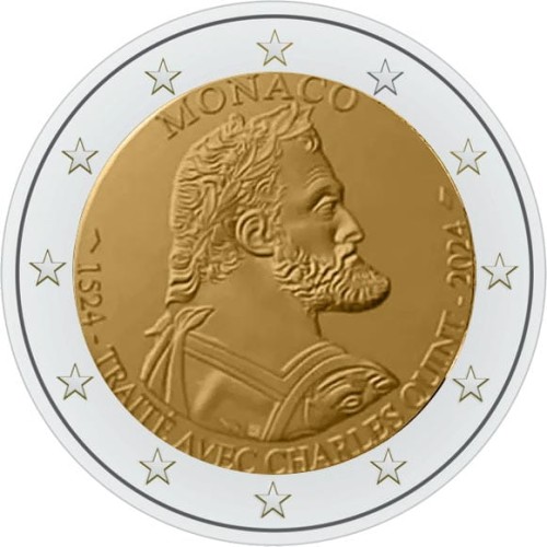 2 euro Monako 500 lat Traktatu z Burgos 2024