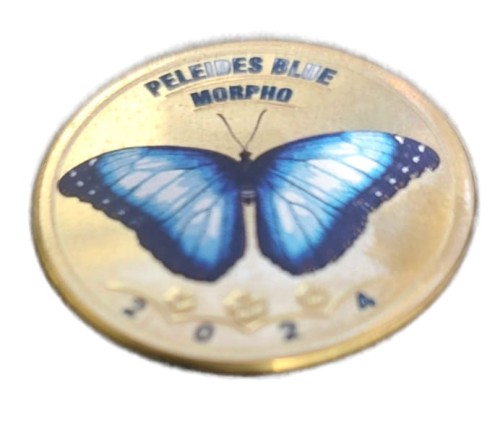 La Palma 5 dukatos Motyl Peleides 2024