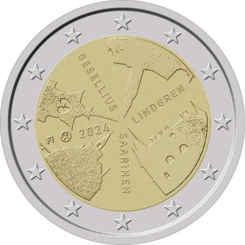 2 euro Finlandia Architektura 2024