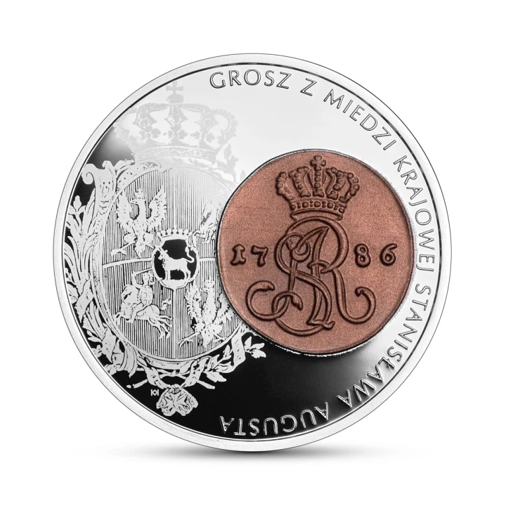 20 zł Historia monety polskiej – Grosz Stanisława Augusta 2024