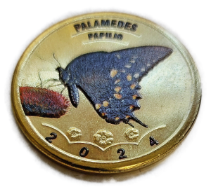 La Palma 5 dukatos Motyl Palamedes 2024