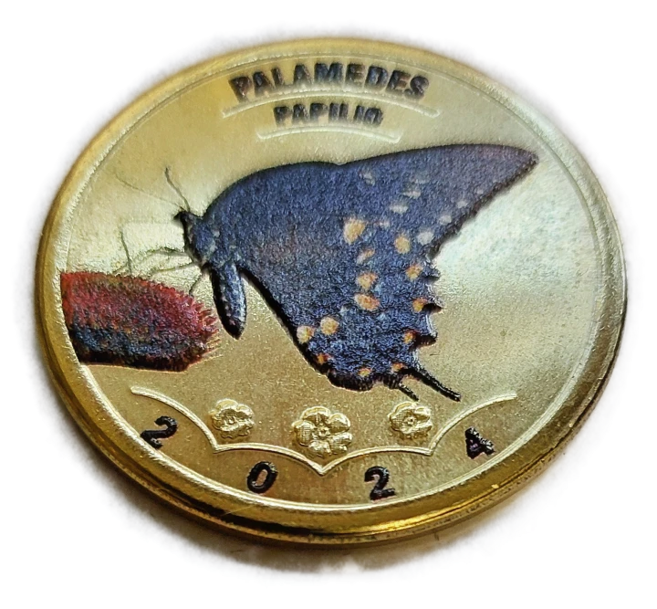 La Palma 5 dukatos Motyl Palamedes 2024