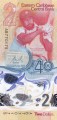Karaiby wschodnie 2$ 40-rocz. Banku Centralnego 2023 P-61