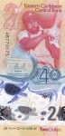 Karaiby wschodnie 2$ 40-rocz. Banku Centralnego 2023 P-61