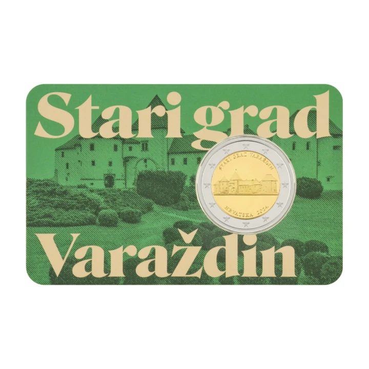 2 euro Chorwacja Stare miasto Varażdin 2024 coincard