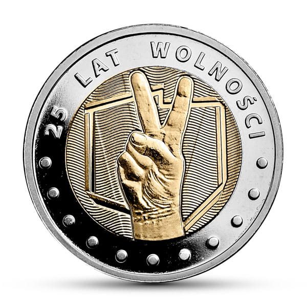 5 zł 25 lat wolności 2014 nr1