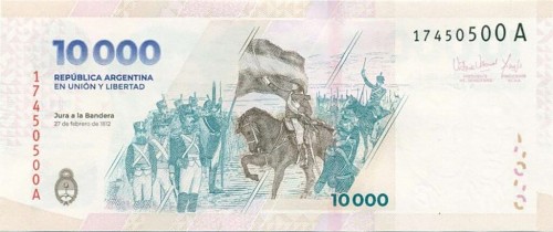 Argentyna 10 000 peso Jeźdźcy 2024 P-369