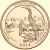 USA 25 c Park narodowy Everglades nr25 2011 24K Au