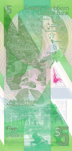 Karaiby wschodnie 5$ Koliber 2020 P-56