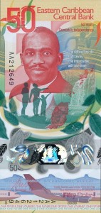 Karaiby wschodnie 50$ 50 lat niepodległości 2024 P-62