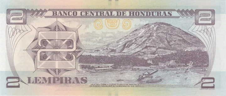 Honduras 2 lempira Marco Aurelio Soto  2019 P-97d