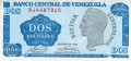 Wenezuela 2 Boliwarów Barre 1989 P-69