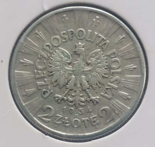 2 złoty Józef Piłsudski 1934