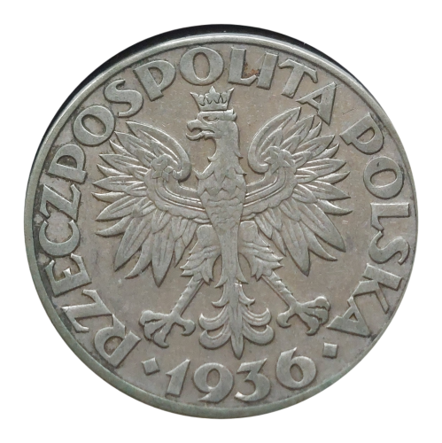 2 złote Żaglowiec 1936