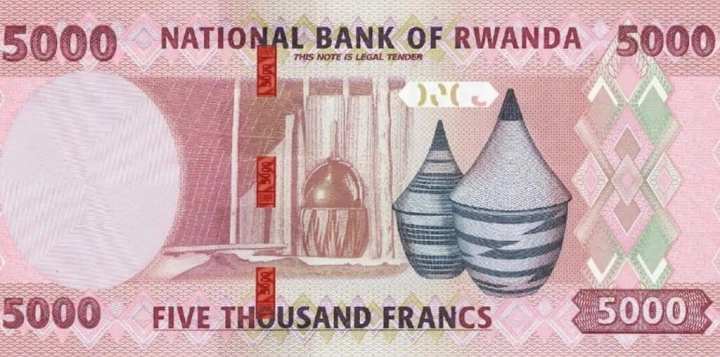 Rwanda 5000 franków Goryl 2024 P-45
